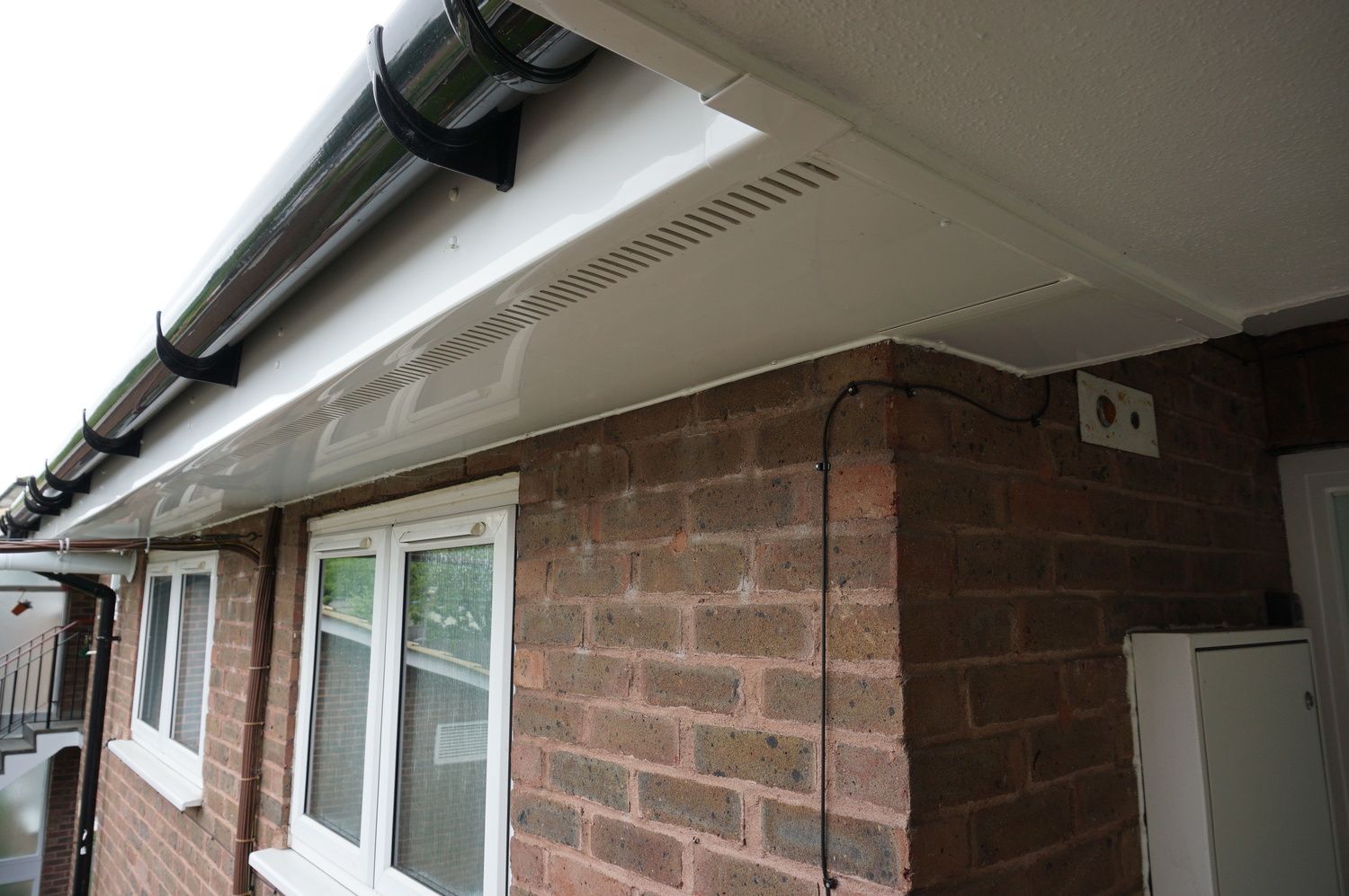 Photo of roofline works carried out by George Jones